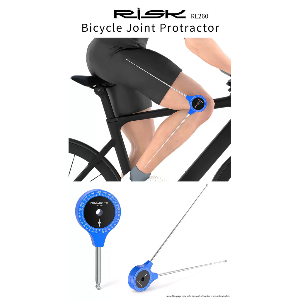 RISK Cyclist Knee & Elbow Angle Measurement Tool Bike Rider Fitting ...