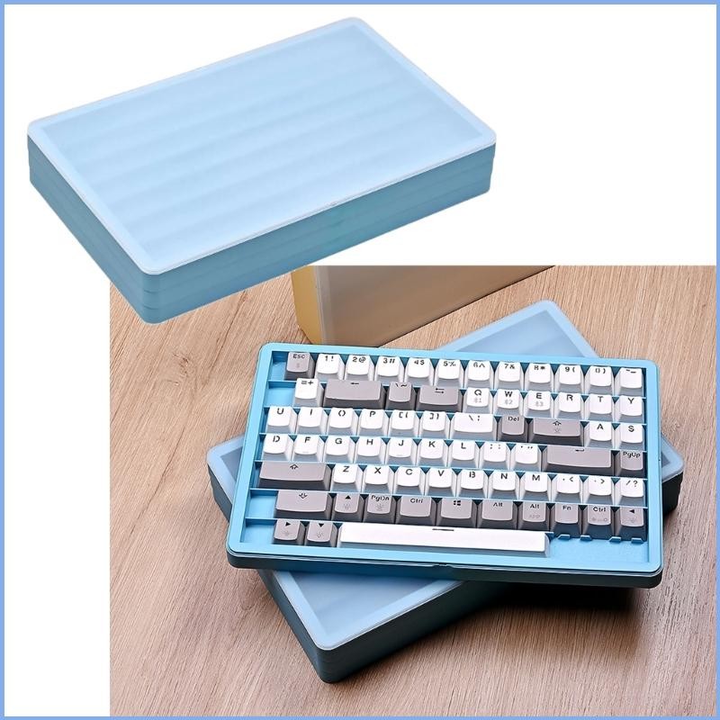 EZR Modulars Plastic Keycap Holder 3 Layer Detachable Transparents ...