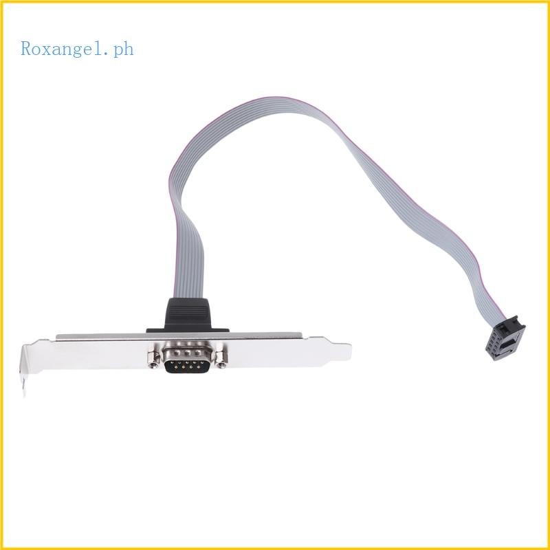 ROX Serial 9 pin DB9 RS232 Motherboard Com Port Ribbon Cable Connector ...