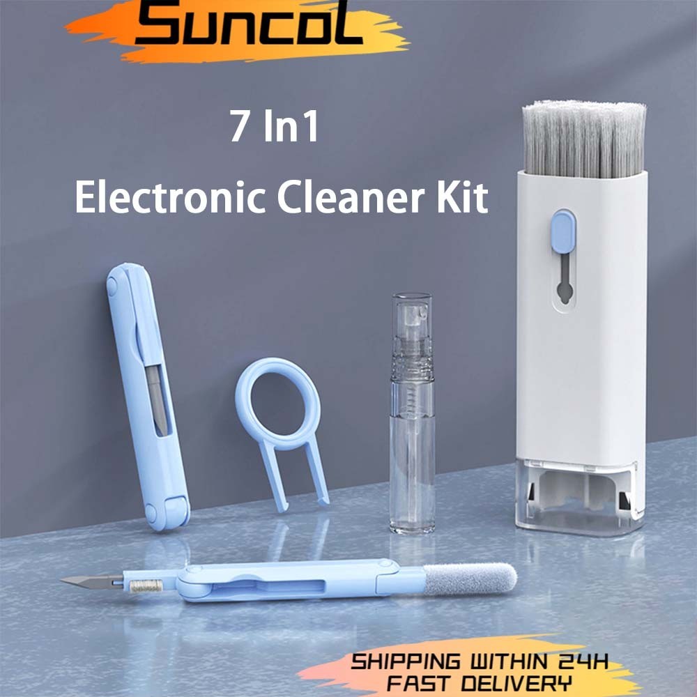 7 in 1 Electronic Cleaner Kit Earphone Computer Keyboard Phone Cleaner ...