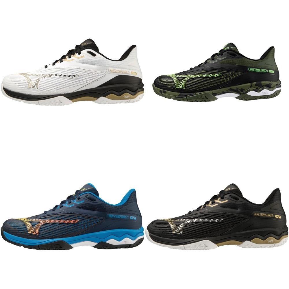 Mizuno Tennis Shoes Wave Exceed Light 2 OC Navy x Yellow x Blue 24.5 cm 3E White x gold x black 26.0 cm 4E 25.5 cm 4E 25.0 cm 4E 24.5 cm 4E Black x White x