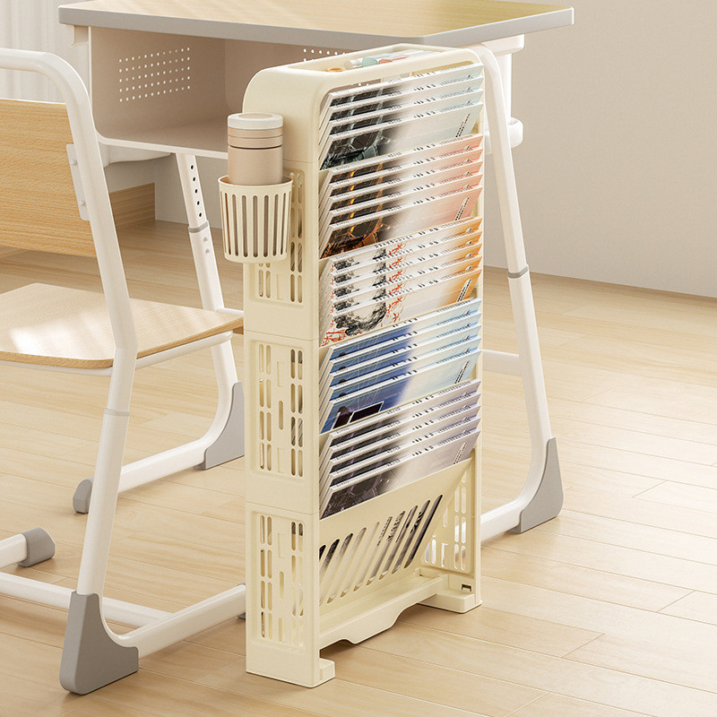 Classroom Desk Storage Artifact Book Storage Rack Student Desk ...