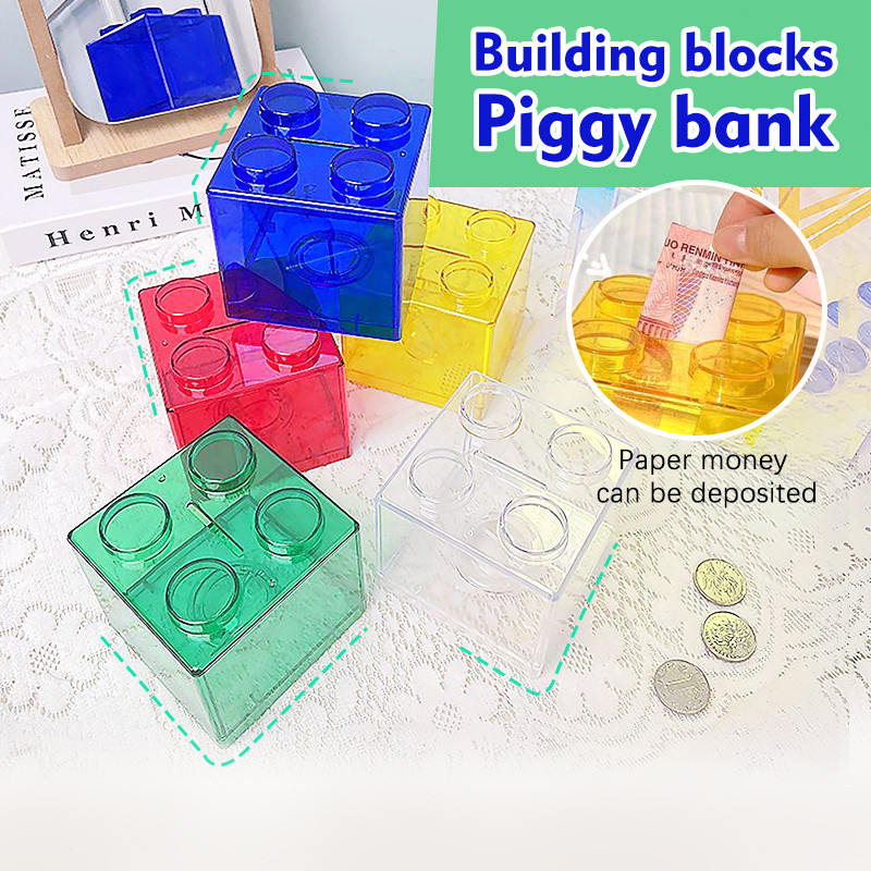 Money Bank Building Acrylic Storage Ca Acrylic Transparent Boxes Coin ...