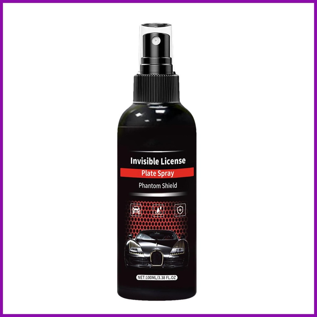 License Plate Blocker 100ml Auto Paint Camera License Plate Blocker