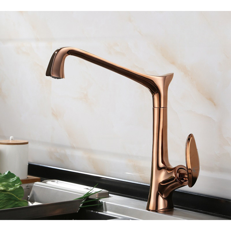 High-quality Copper Kitchen Sink Tap with Rotatable Spout and Elegant ...