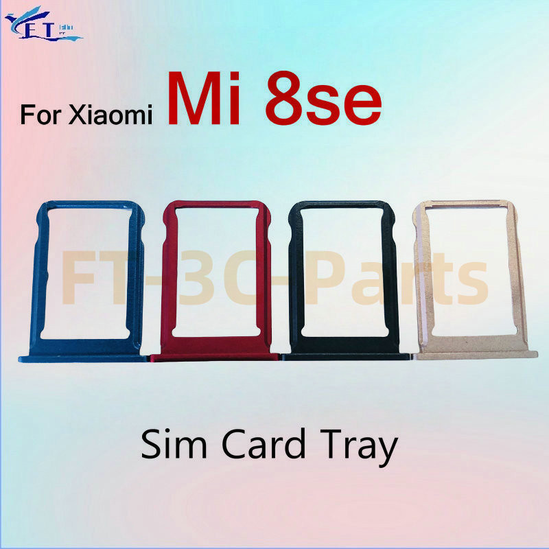 Sim Card Tray For Xiaomi 8 se mi 8se Slot Sim Card Holder Replacement ...
