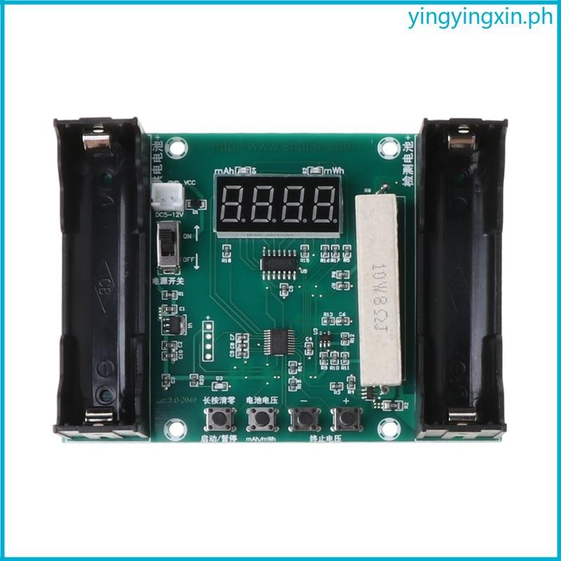 YIN Compact Tester Module 18650 Lithium Lead Acid Discharge Capacity ...