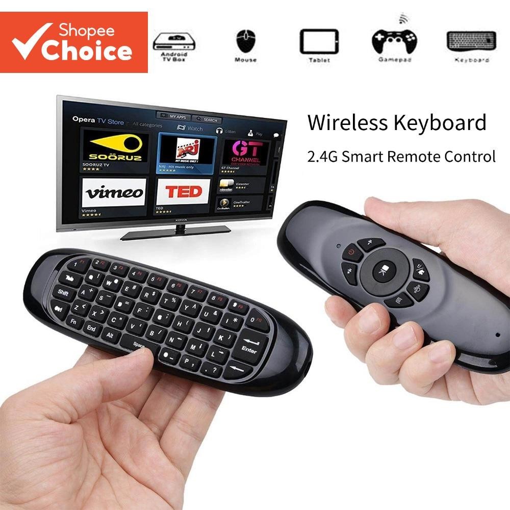 C120 Fly Air Mouse Wireless Keyboard 2.4G Smart Universal Remote ...