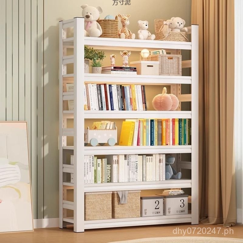 Steel Fence Iron Art Multi-layer Storage Rack Library Bookshelf ...