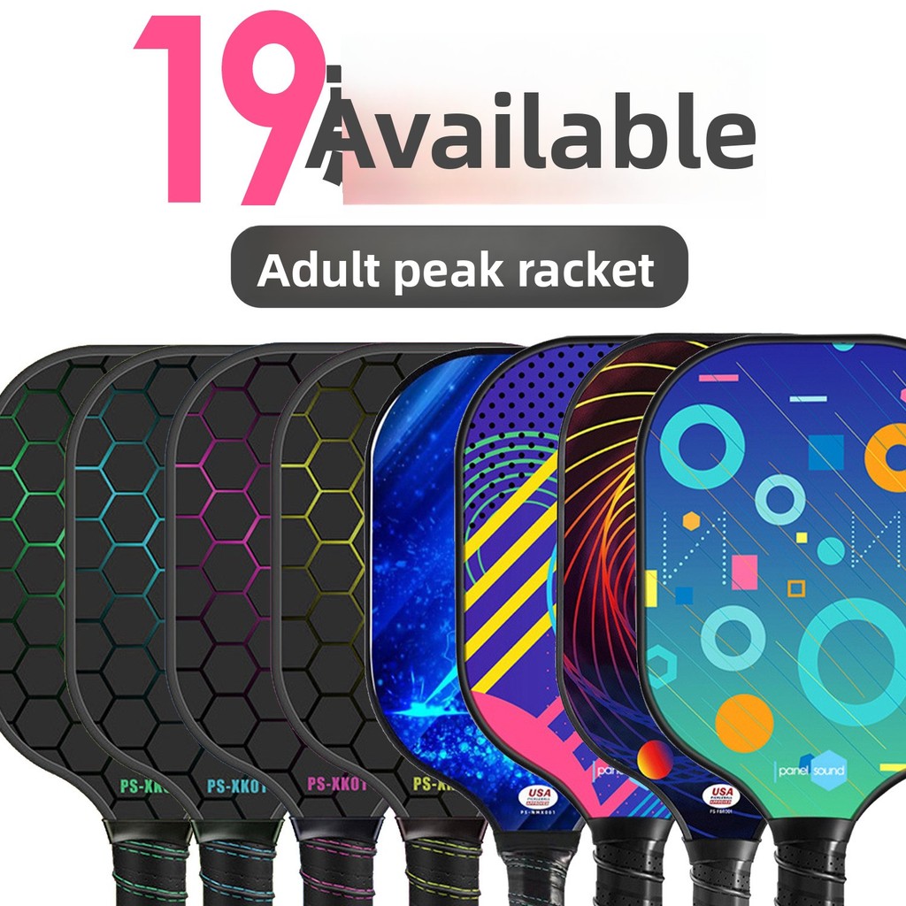Pickleball Paddle Set Fiberglass Pickle ball Racket Lightweight ...