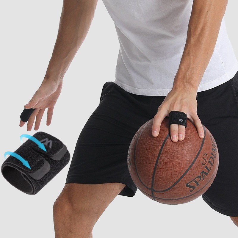 1Pcs Sports Basketball Two Finger Support Protector Adjustable Finger ...