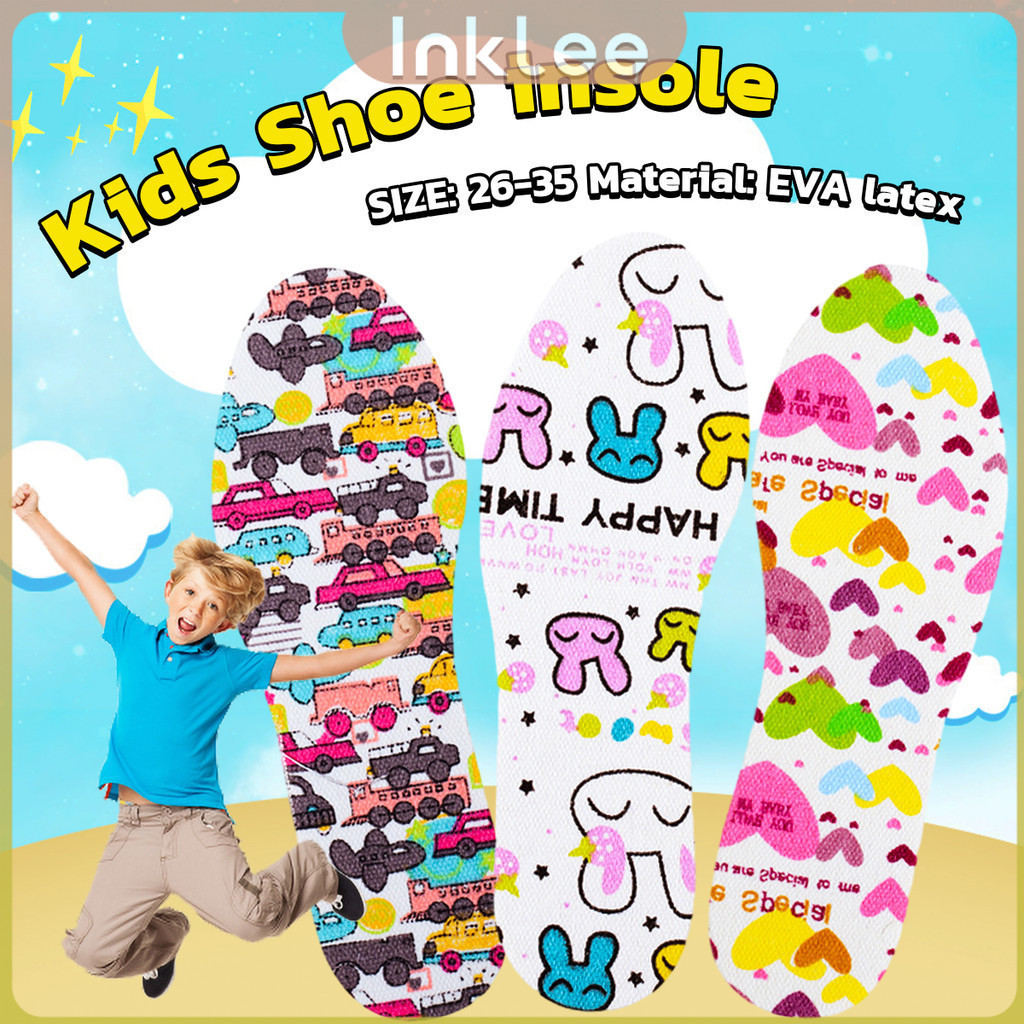 I.K. Kids Shoe insole Cut Free Size Cartoon Pad Creative Pattern EVA Ultralight Soft 26 35 Size Shopee Philippines