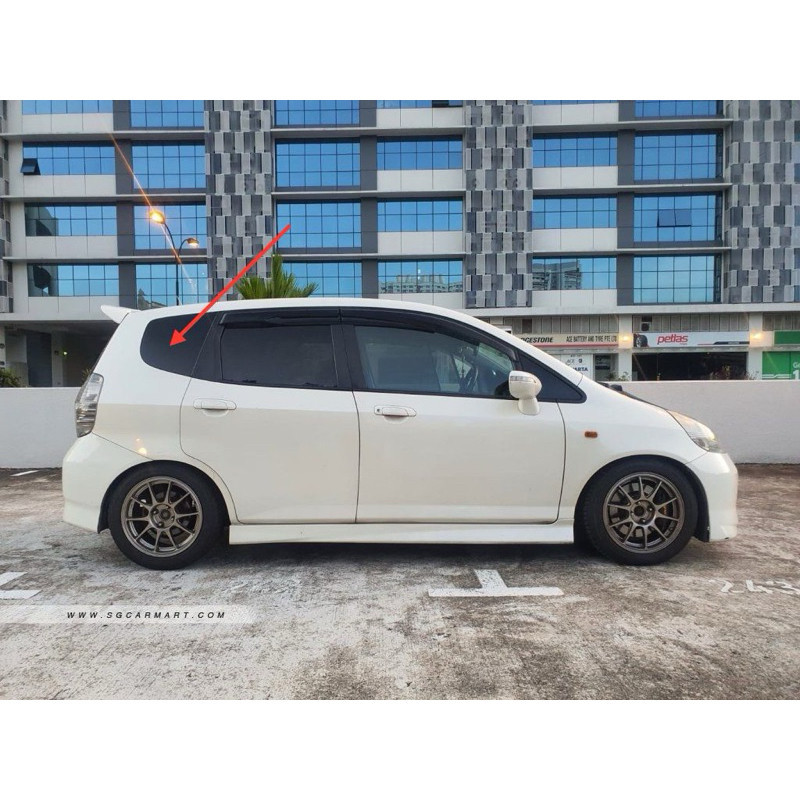 Honda Jazz Fit GD1 GD3 Quarter Glass / Rear Side Glass / Cermin Tepi ...