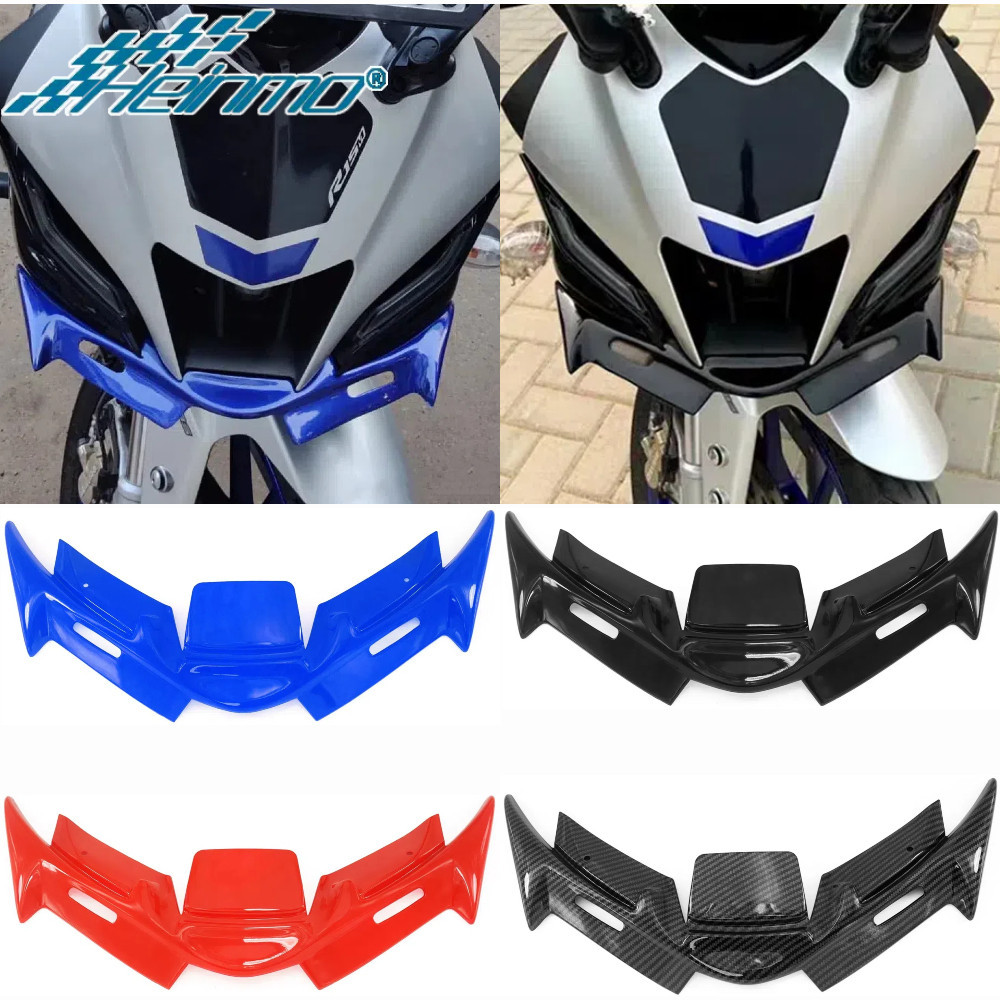 For YAMAHA R15 V4 2022 2023 Front Fairing Winglets Aerodynamic Cover ...