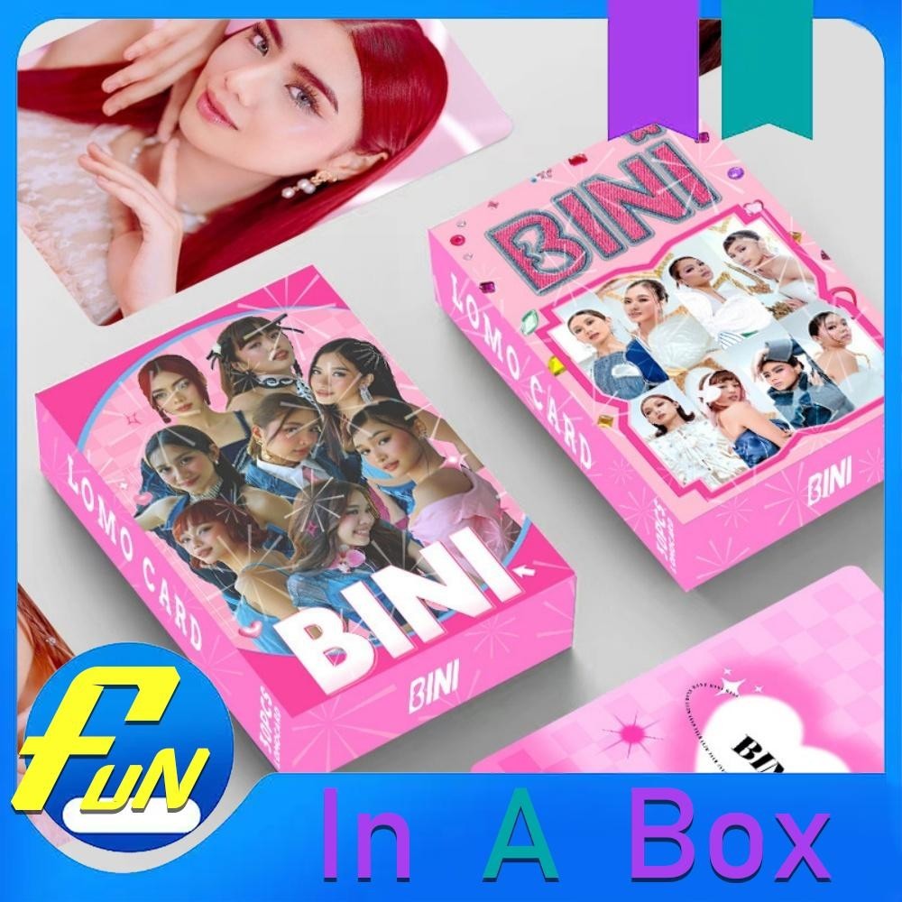 30Pcs/Box BINI Photocards Two-sided LOMO Card Photocards | Shopee ...