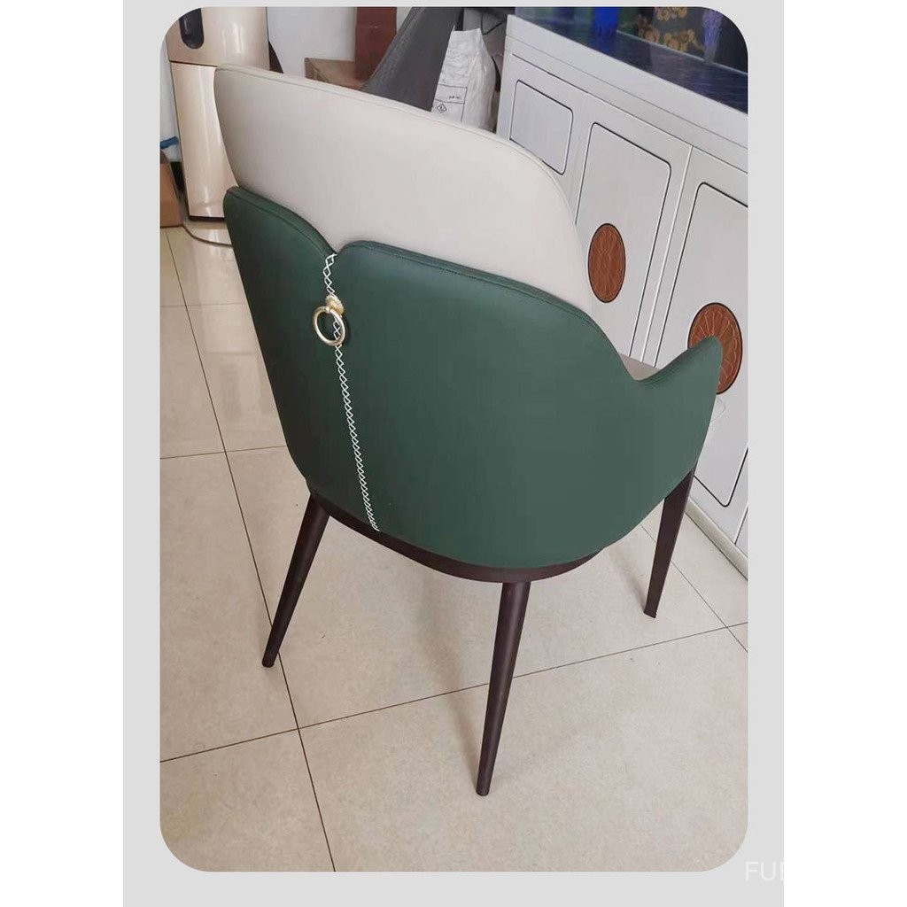 Modern Simple Leisure Dining Chair Commercial Restaurant B & B Coffee ...