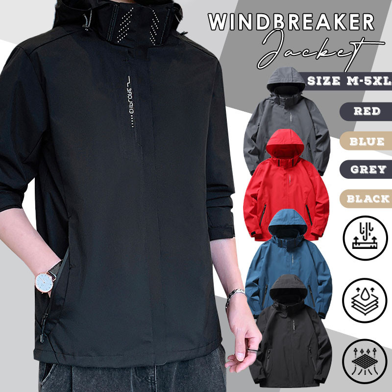 [COD] Waterproof Jacket For Men's Lightweight And Breathable Hoodie ...