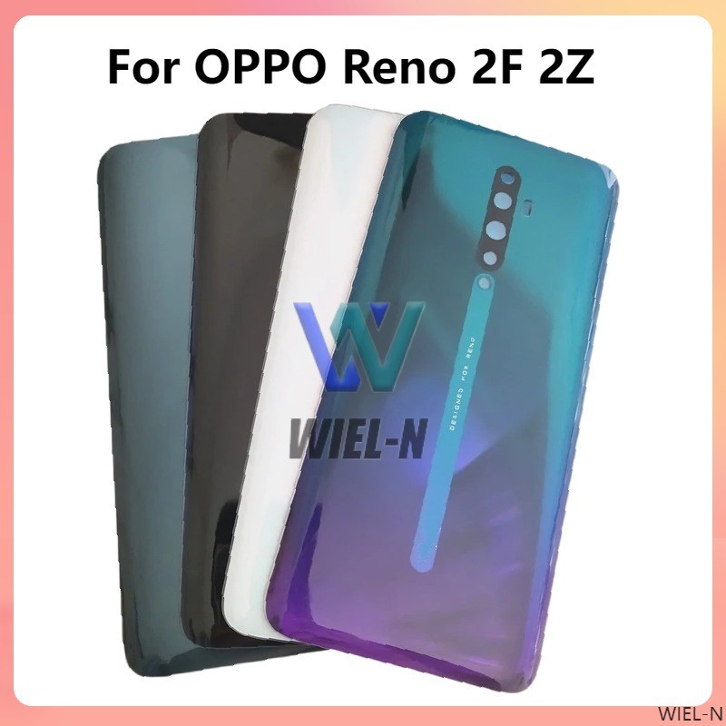 BAIDIYU Cover Smart Mirror Per Oppo Reno 2Z: Custodia Protettiva A Libro Con Specchio Intelligente, Supporto E Slot, Colore Nero