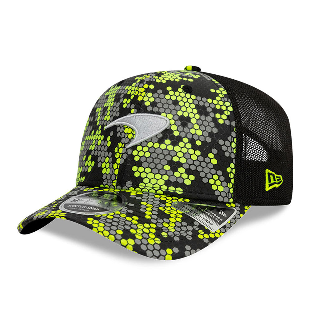 New Era McLaren Racing White Recycled Retro Edition 9Seventy Snapback Gorra
