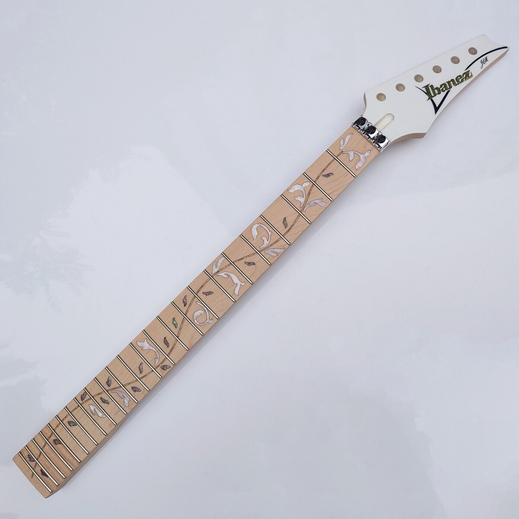 Ibanez 7V Electric Guitar Neck Maple Locking Nut 24 Frets The Tree of ...