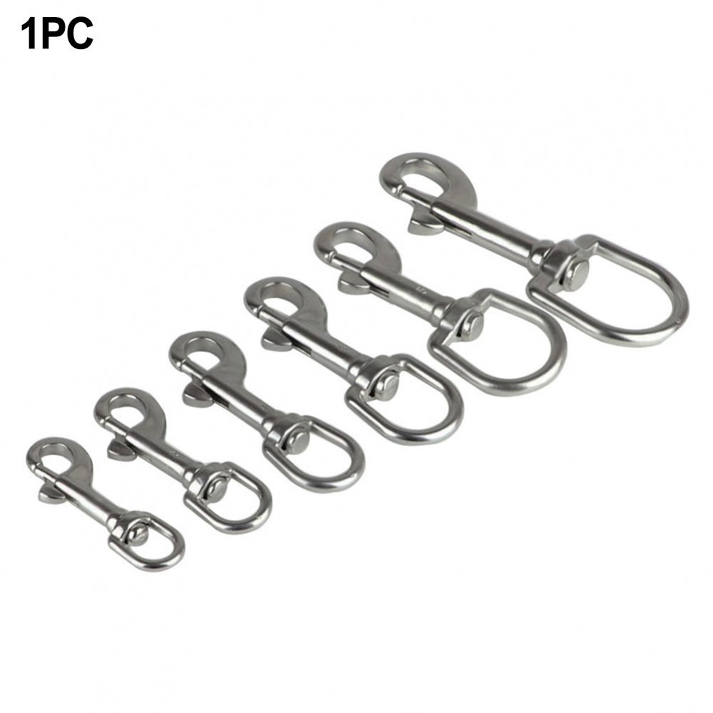 Heavy Duty Stainless Steel Swivel Eye Bolt Snap Spring Hook Secure and
