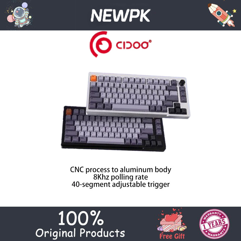 CIDOO C75 Gaming Magnetic Switch Keyboard Aluminum Alloy | Shopee ...