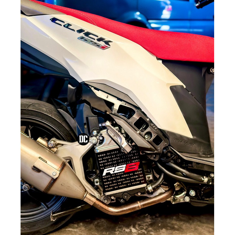 002 RS8 Acrylic Radiator Cover (HONDA CLICK,PCX,ADV,AIRBLADE) fit to ...