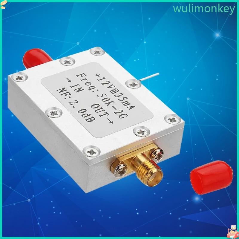 WU RF Amplifier 50K2GHZ Low Noise Amplifier Signal Receiver Broadband 31DB Shopee Philippines