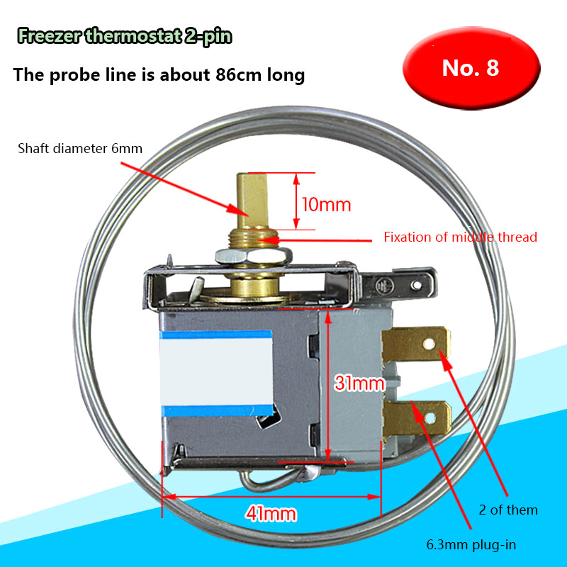 [PANDAB] Refrigerator Thermostat Temperature Control Switch Freezer