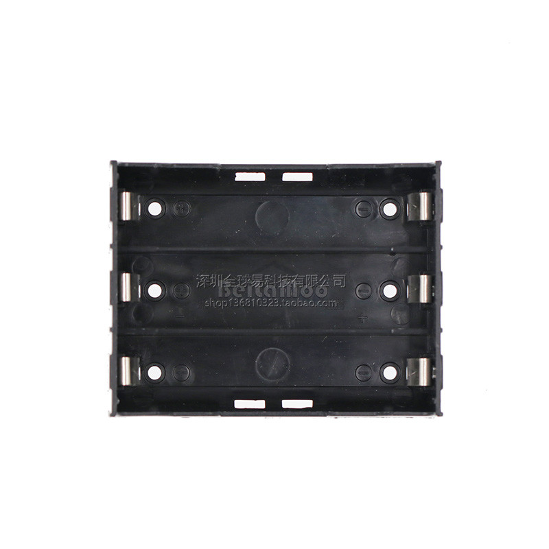 18650 Pack 3 Sections Three Sections DIY Lithium Battery Box Pins 18650 ...
