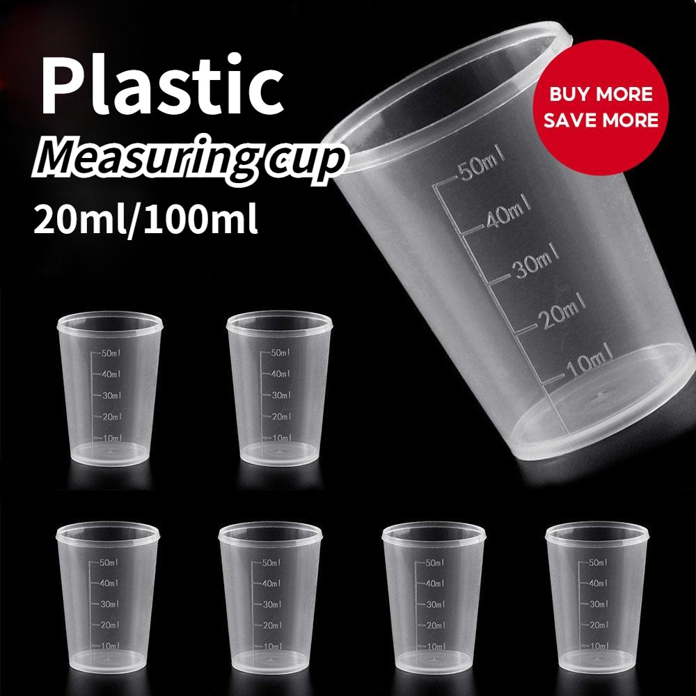 Clear Plastic Graduated Measuring Jug / Kitchen Measuring Cup for ...