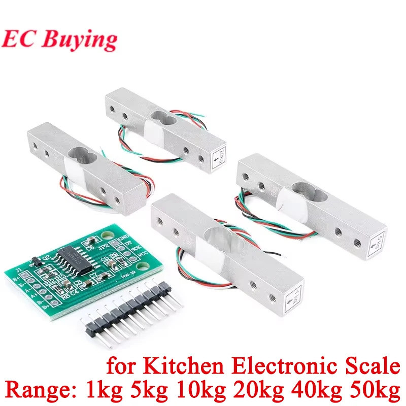 Electronic Scale Aluminum Alloy Weighing Sensor Load Cell 1kg 5kg 10kg ...