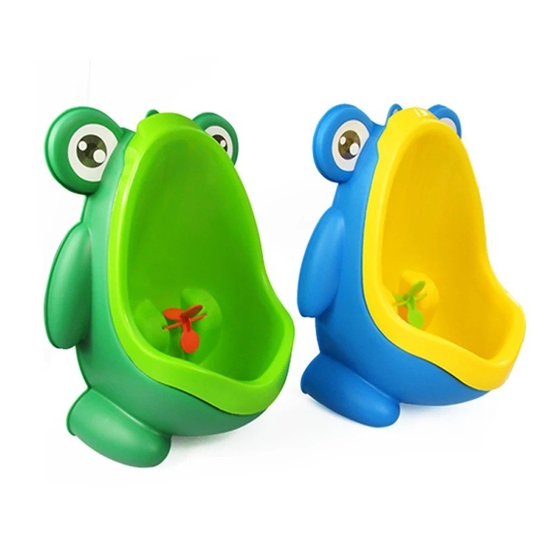 Baby Boys Standing Potty Frog Shape Wall-Mounted Urinals Toilet Training Children Stand Vertical Urinal Potty Pee Infant Toddler