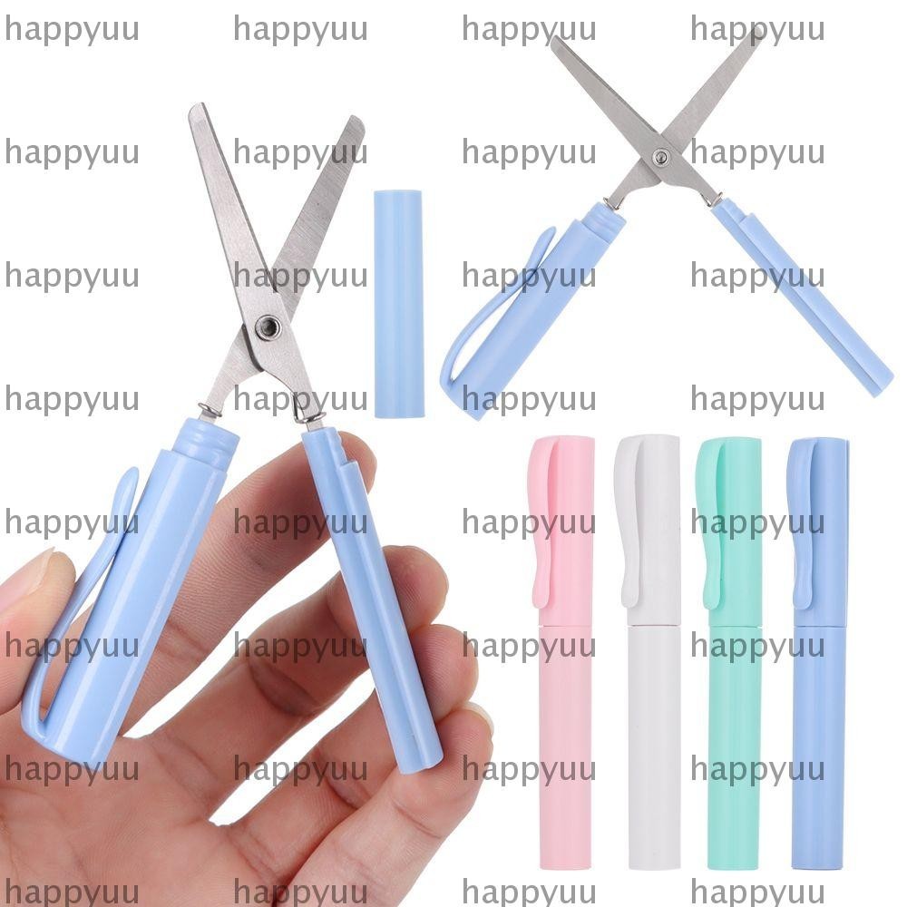 HAPPYUU Pen Shape Scissors Safe Multifunction Stationery Paper-Cutting ...