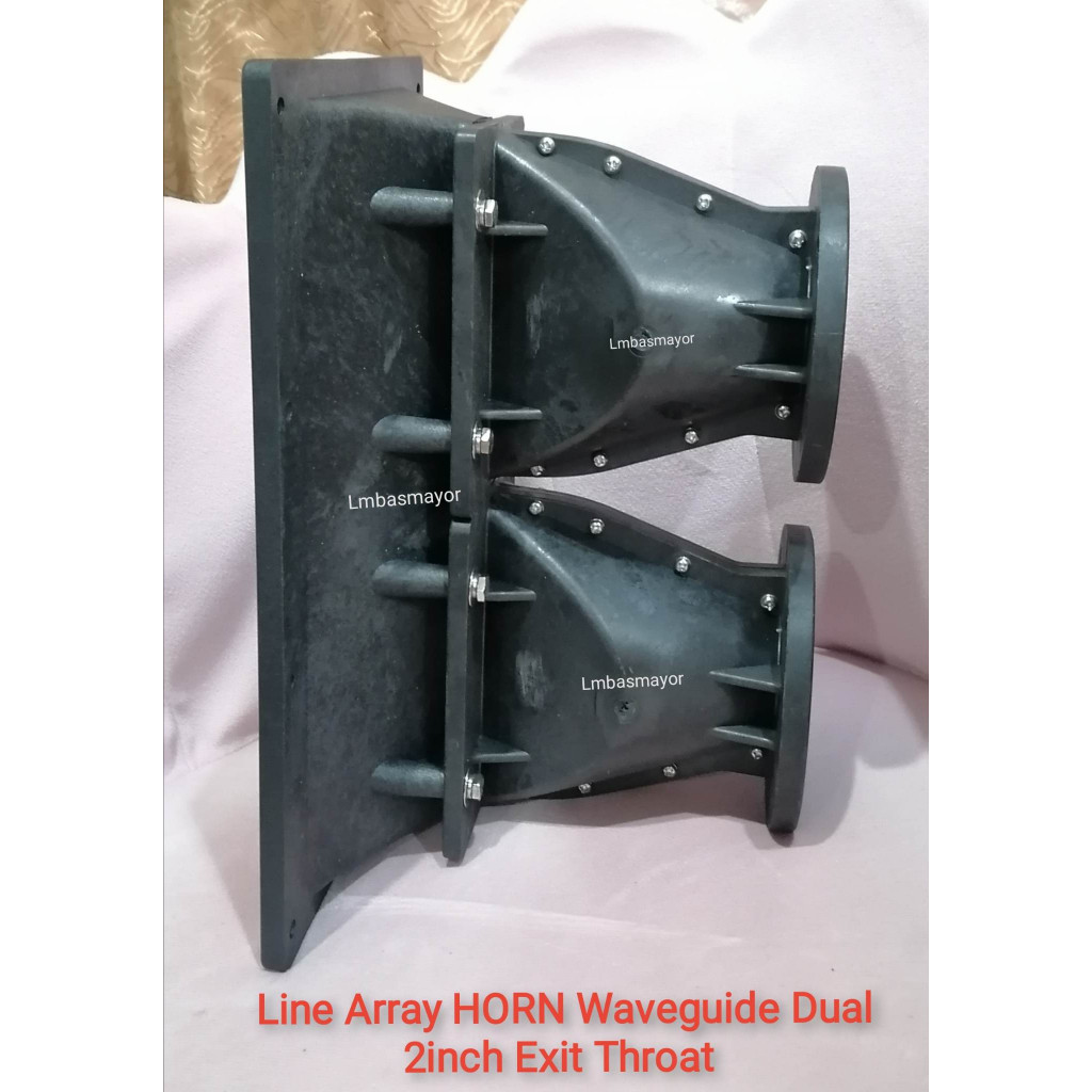 New Arrival!!! Line Array HORN Waveguide Dual 2 inch Exit Throat good ...