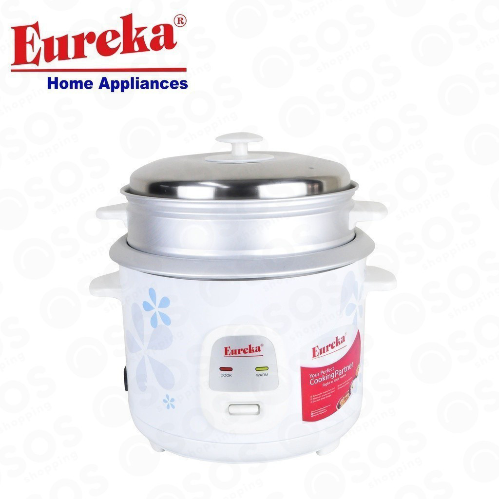 Eureka Rice Cooker 1.0L serves 5cups with Stainless Steel Cover ...