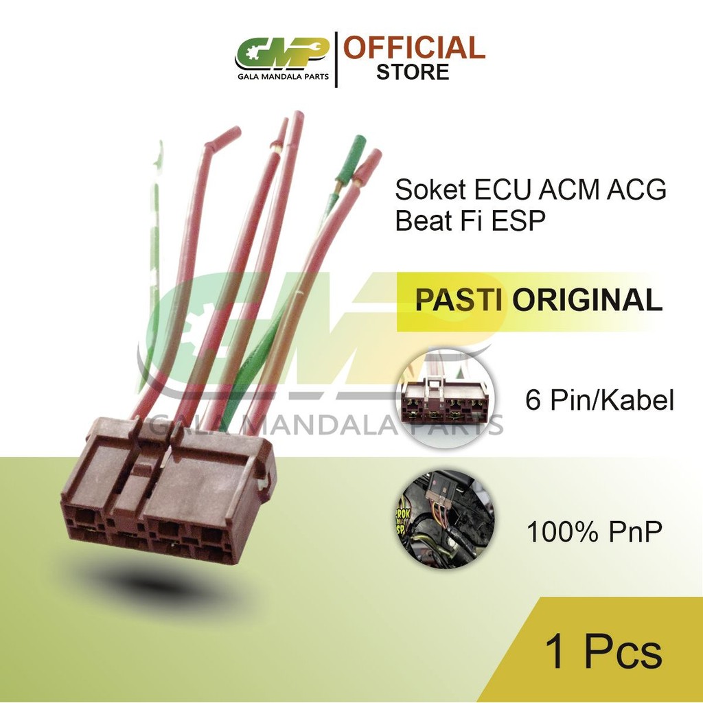 Kiprok Beat Fi Vario 110 ECU Cable Socket Esp Socket ECM ACG | Shopee ...