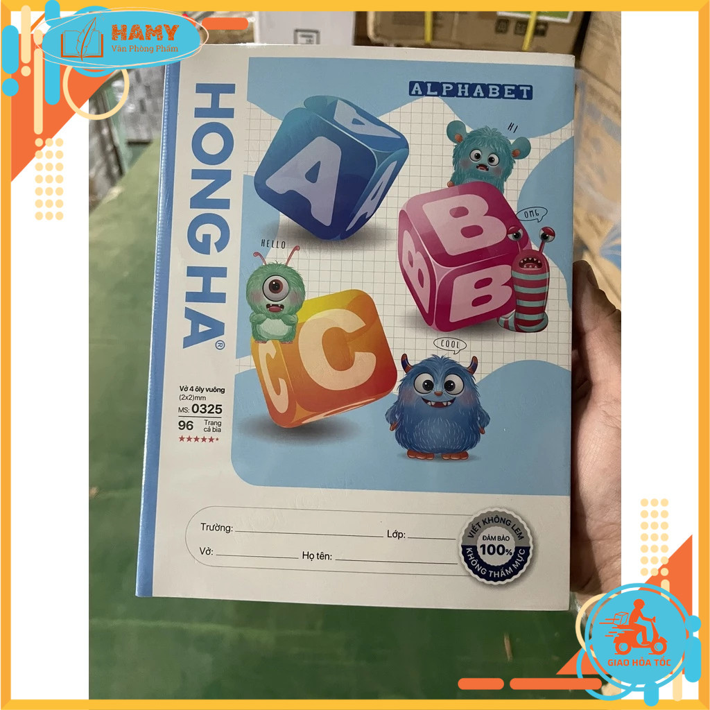 (Load Of 5 Books) Hong Ha Class ABC Student Notebook 0325 - 96 Pages ...