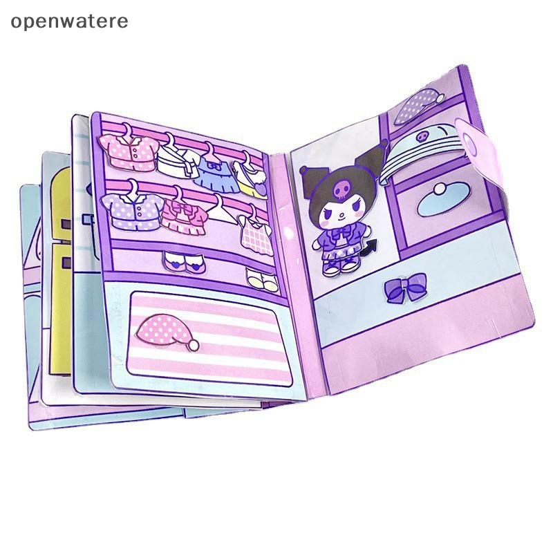openwatere DIY Handmade Toys Quiet Book Sanrio Doudou Book Educational