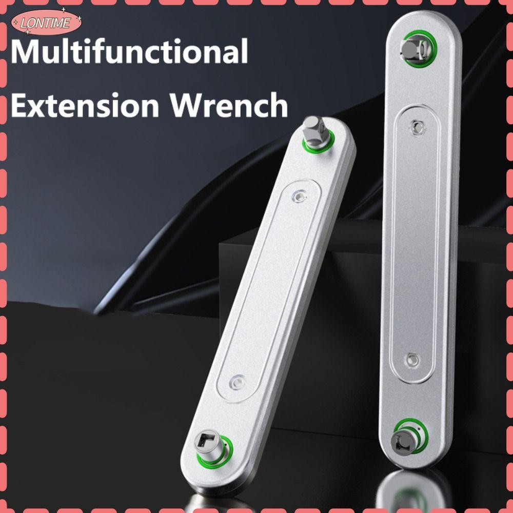 LONTIME STORE Extension Wrench, Easy To Use Square Ratchet Wrench, Hand