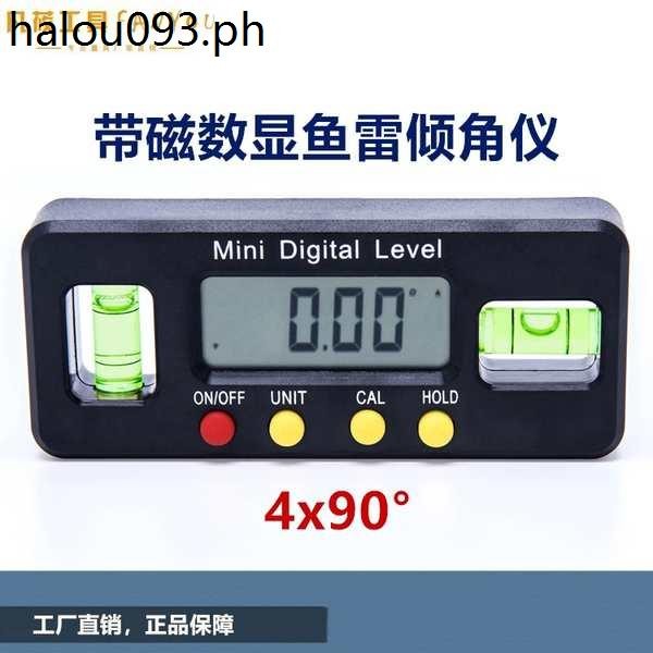 Magnetic Mini Digital Display Torpedo Inclinometer Electronic Angle ...