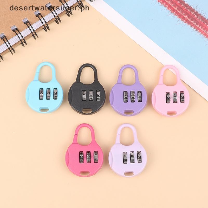 DSPH Color Mini Password Padlock Trolley Case Password Lock Student ...