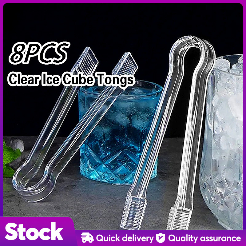 Reusable 8 Pcs Acrylic Buffet Tongs - Mini Serving Clips for Dessert ...