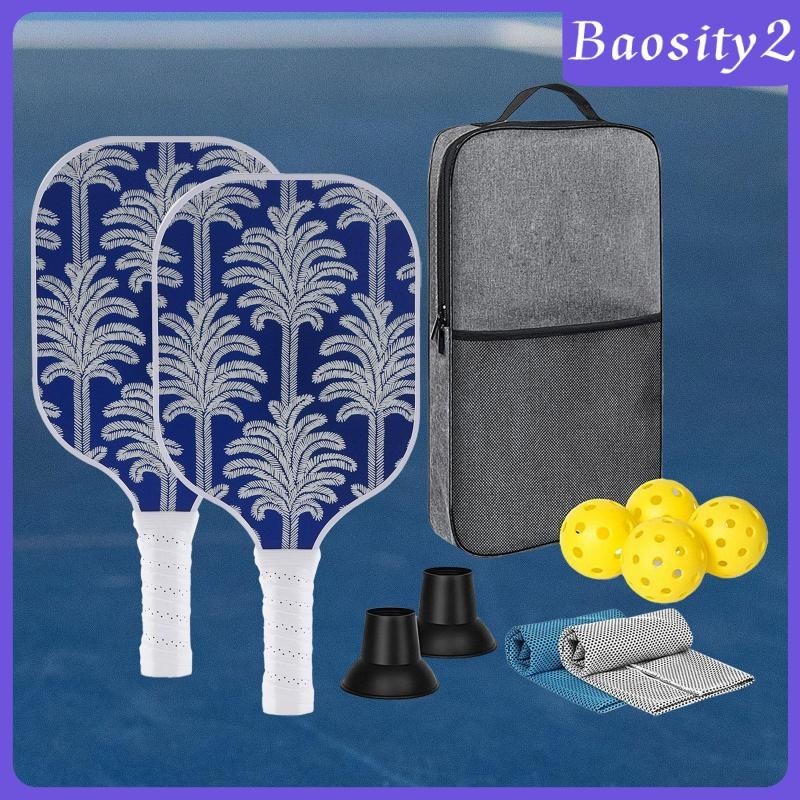 [Baosity2] Pickleball Racket Set Lightweight Ergonomic Grip Pickleball ...