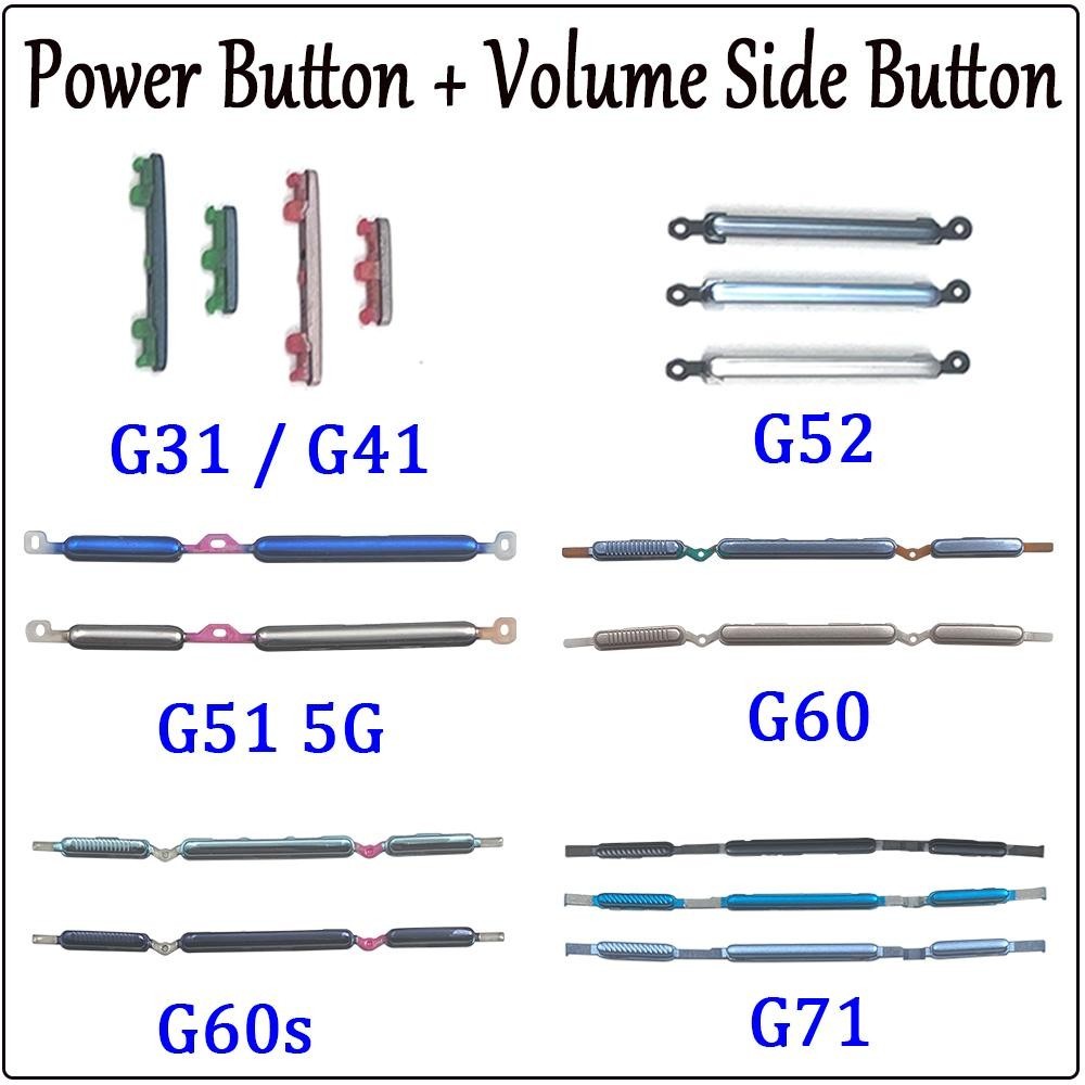 1X Side Volume Button + Power ON / OFF Buttton Key Set Part For ...