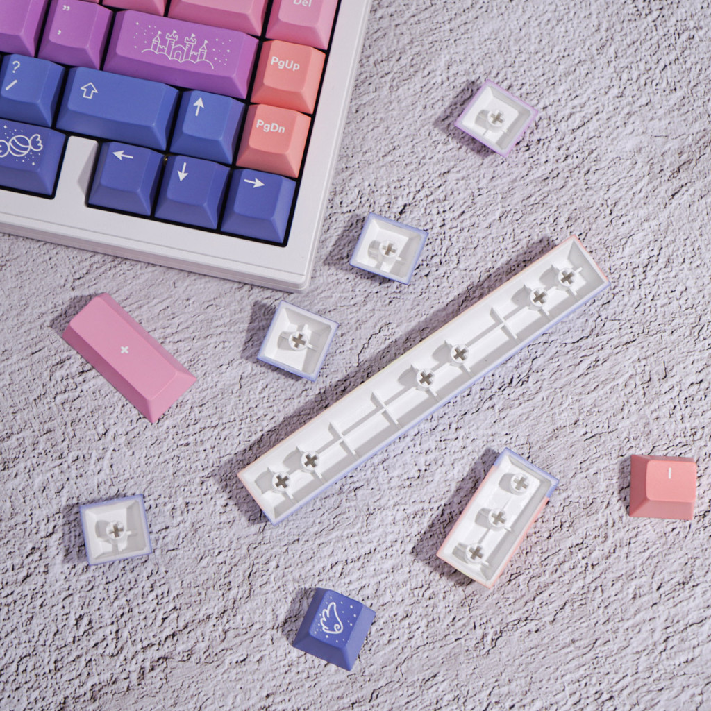 Mintcaps Fairy Tale Keycaps PBT cherry Profile colorful cute Keycap for ...