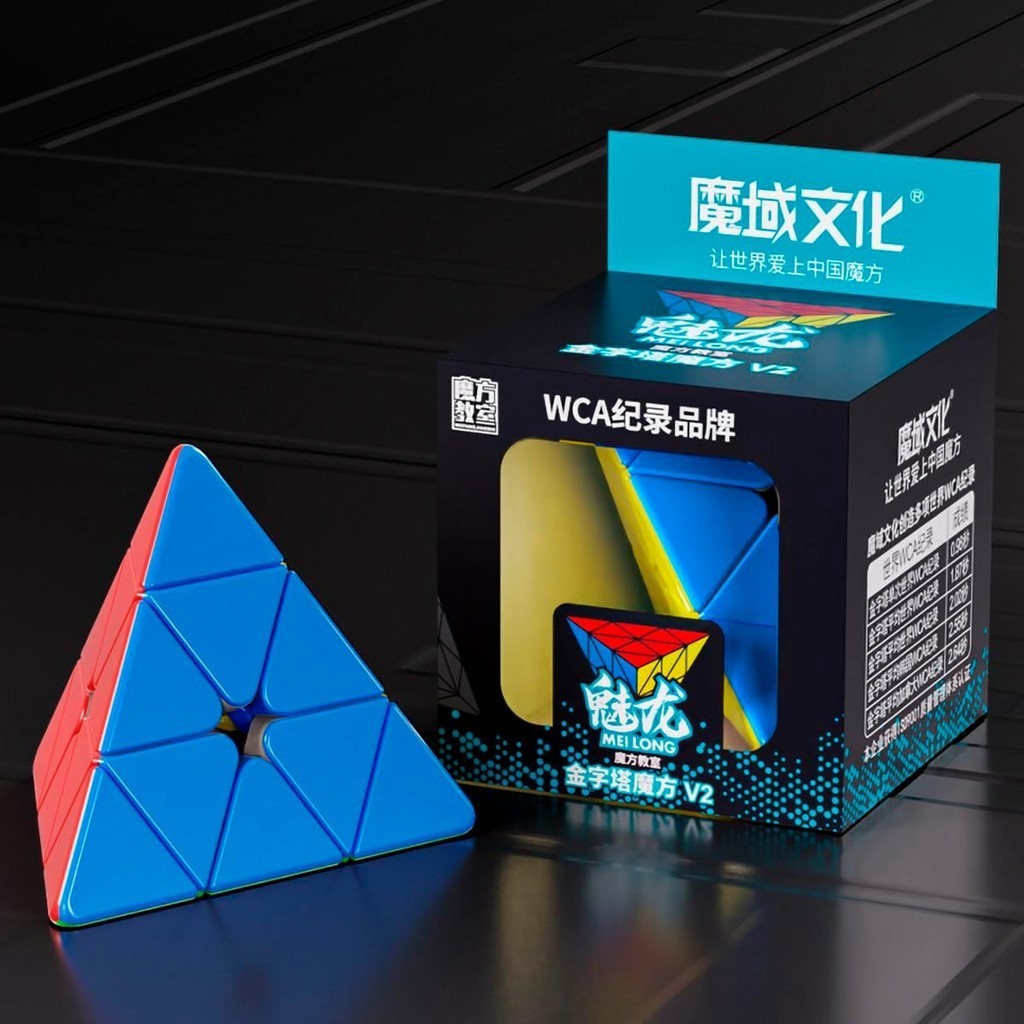 MoYu Cubing Classroom MofangJiaoshi Meilong 3x3 V2 Pyramid Pyraminx ...