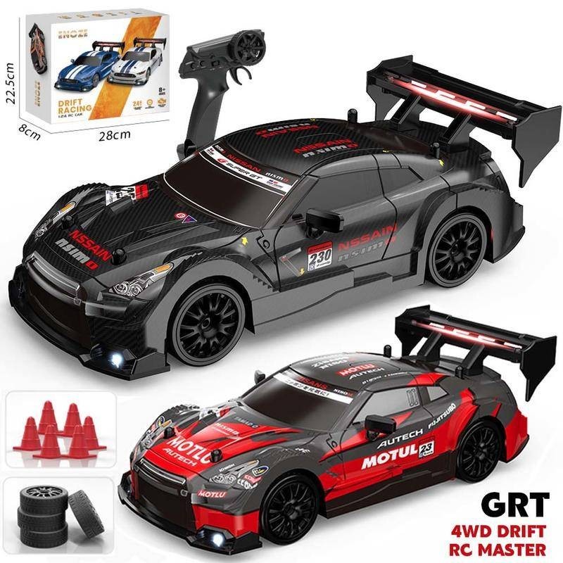 4WD RC 1/24 Drift Racing Car Toy GTR AE86 Car Model Ford Mustang Sport  Style Car Remote Control Car Toys