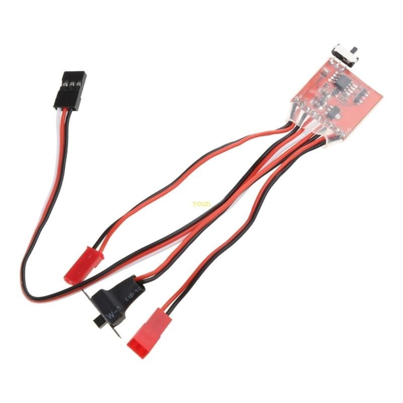 youn 20A Brushed Electric Speed Controller with Brake 3 0V-9 4V ESC for ...
