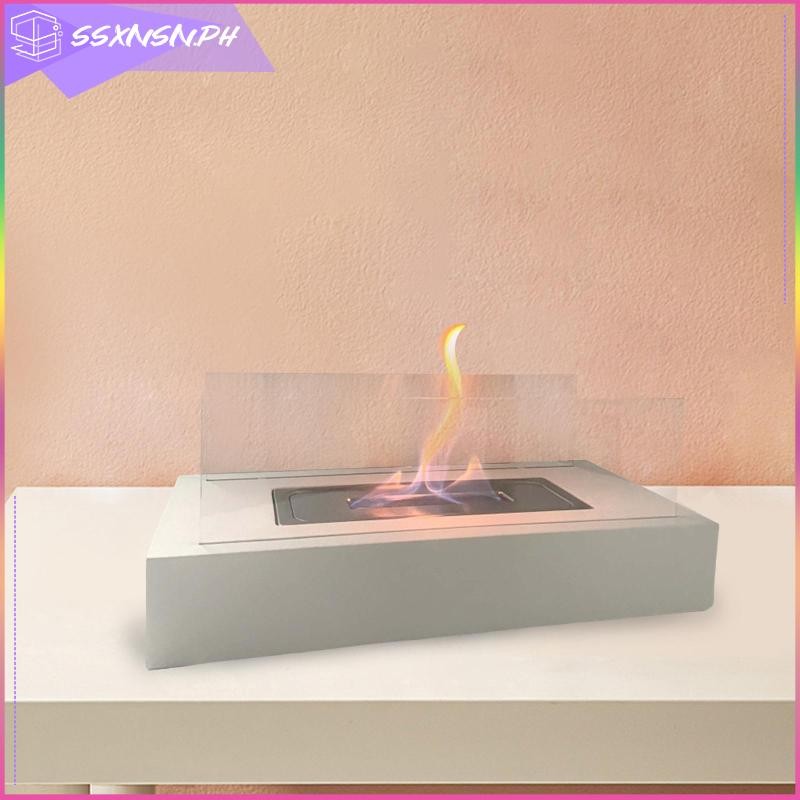 [ssxnsn] Tabletop Fireplace Fire Bowls Pot with Glass Ventless ...